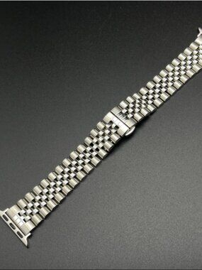 Apple Style Replacement Jubilee Steel Bracelet (Silver)